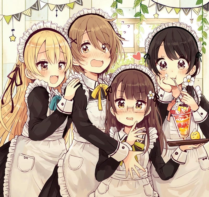 ảnh anime hầu gái cuốn