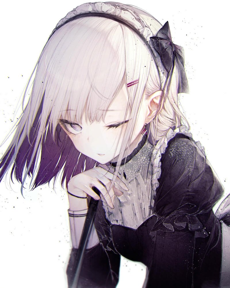 ảnh anime hầu gái dễ thương