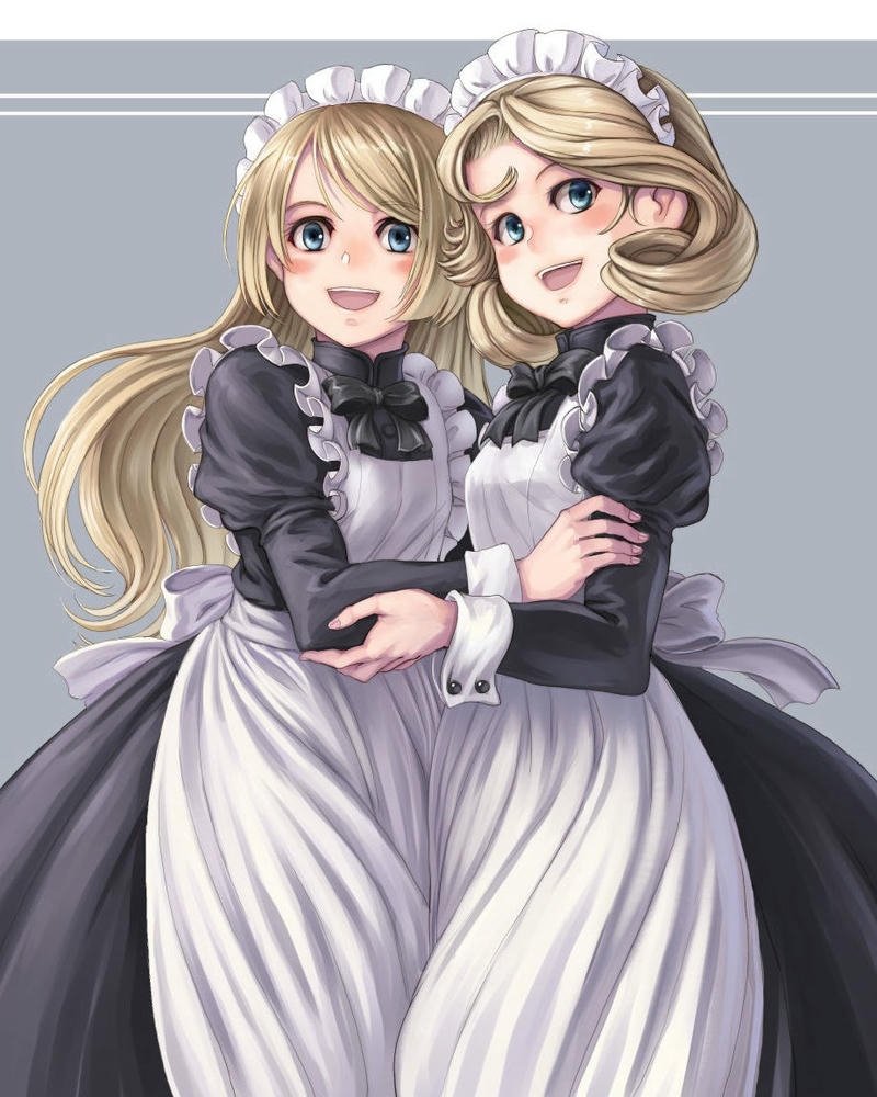 ảnh anime hầu gái sang