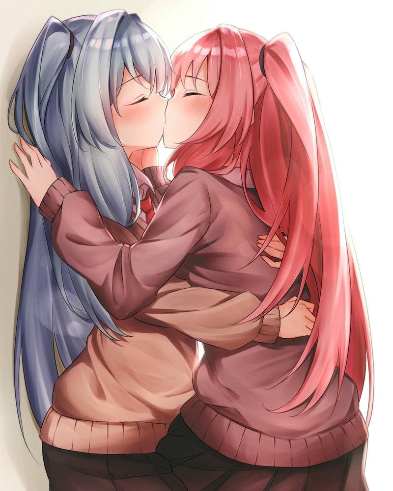 ảnh anime hôn nhau lung linh