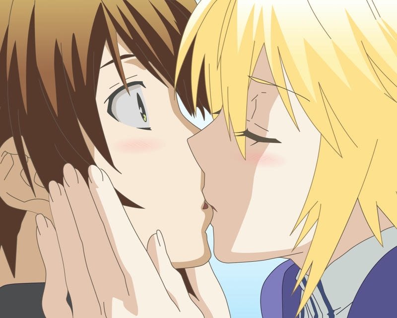 ảnh anime hôn nhau tình cảm