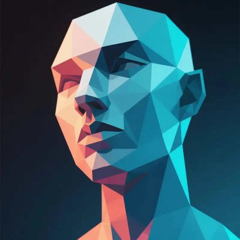 ảnh avatar 3D hình khối