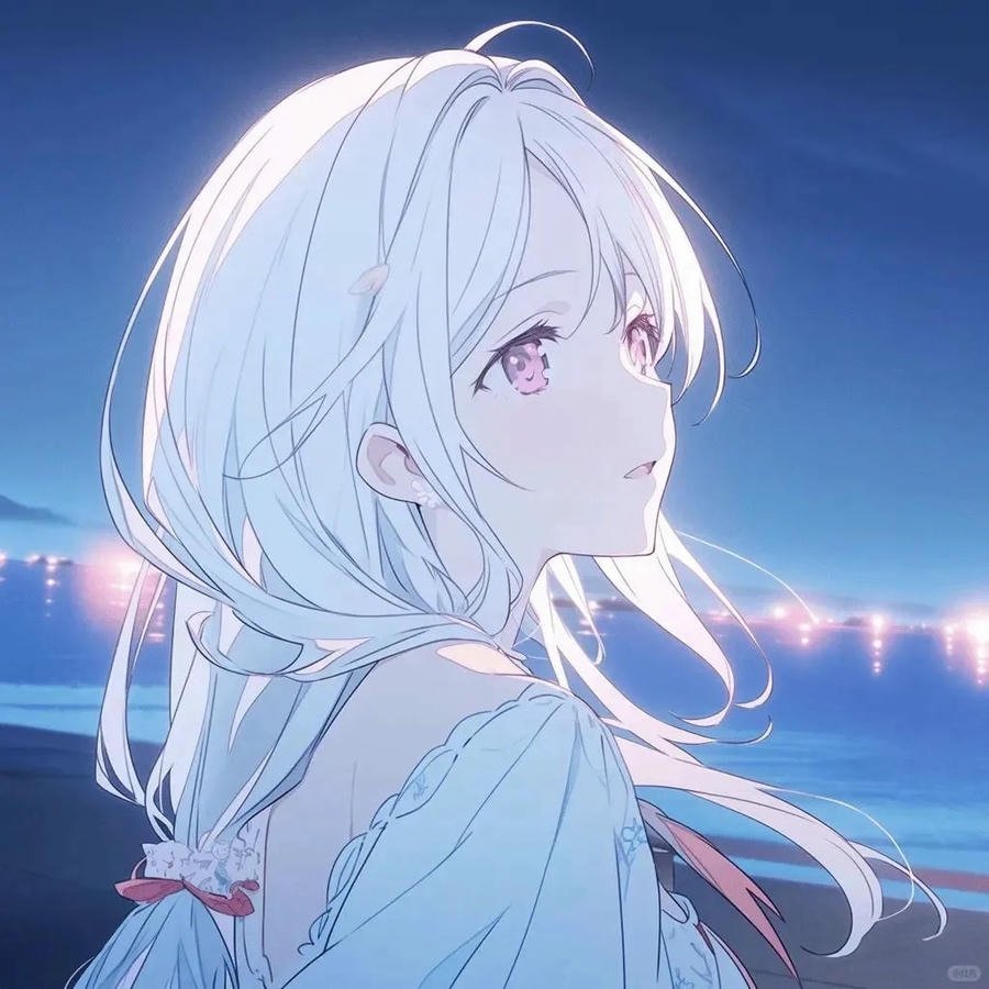 ảnh avatar đôi anime nhẹ nhàng