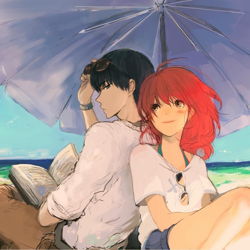 ảnh cảm xúc anime cặp đôi