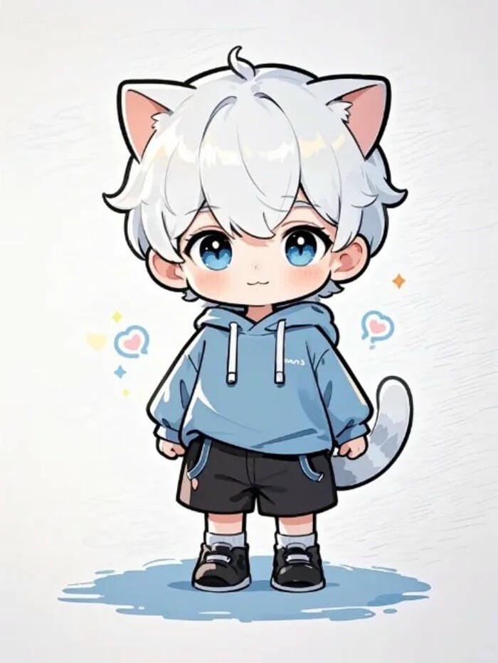 ảnh chibi bé trai dễ thương