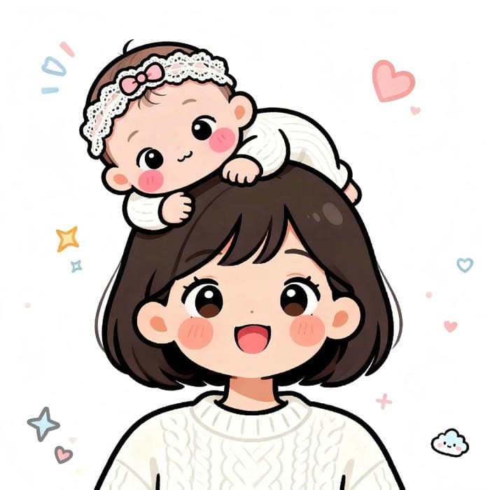 ảnh chibi bé trai sơ sinh