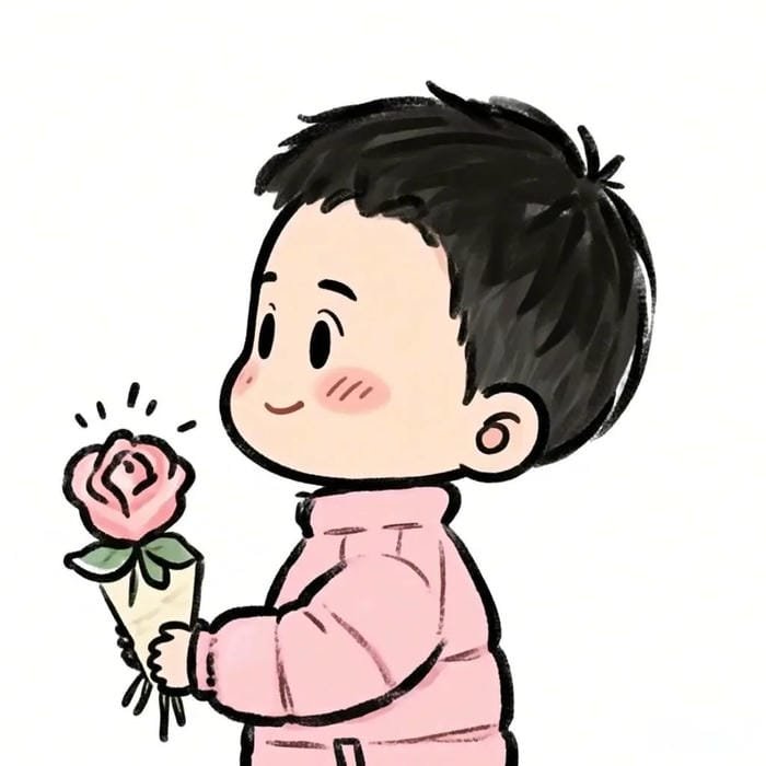 ảnh chibi boy cười tươi