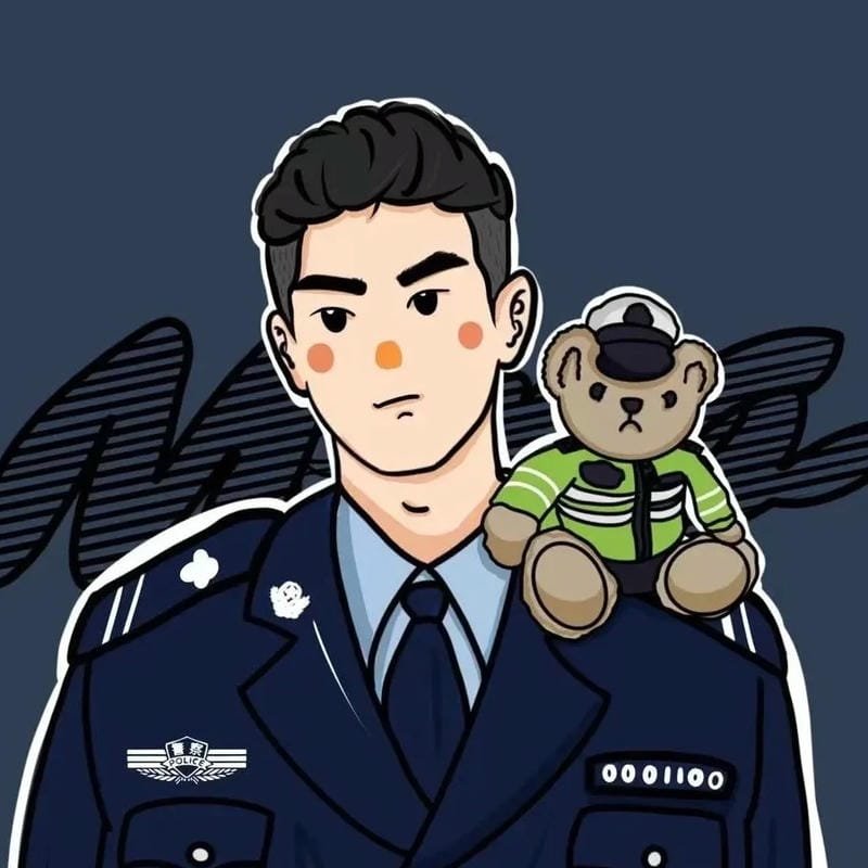 ảnh chibi công an tình nguyện