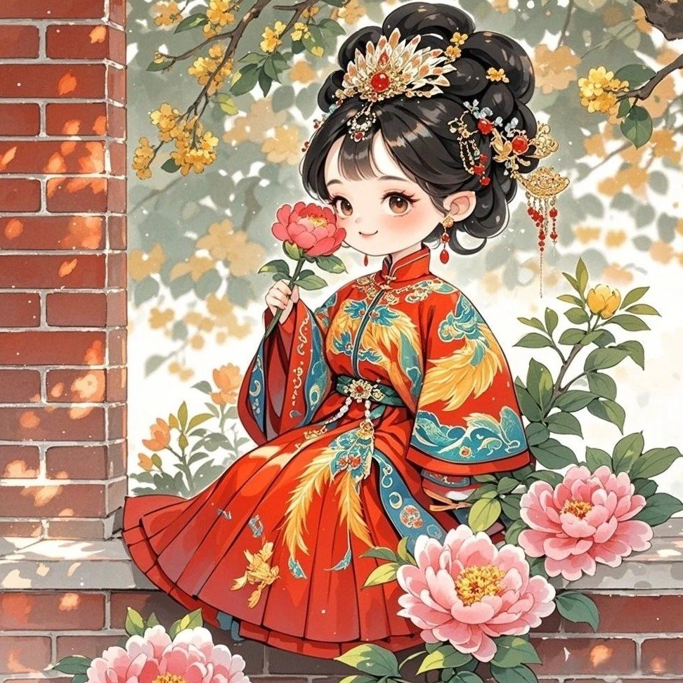 ảnh chibi couple hạnh phúc