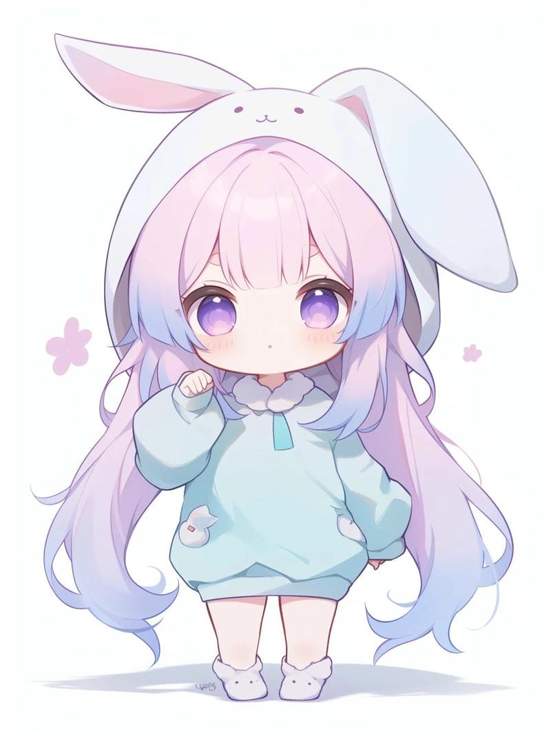 ảnh chibi em bé cảm xúc