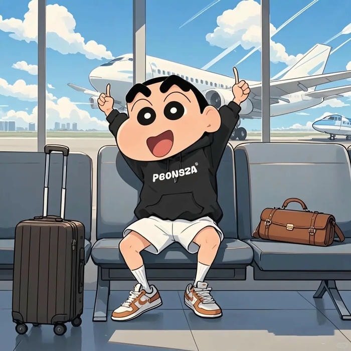 ảnh chibi nam cool màu đen
