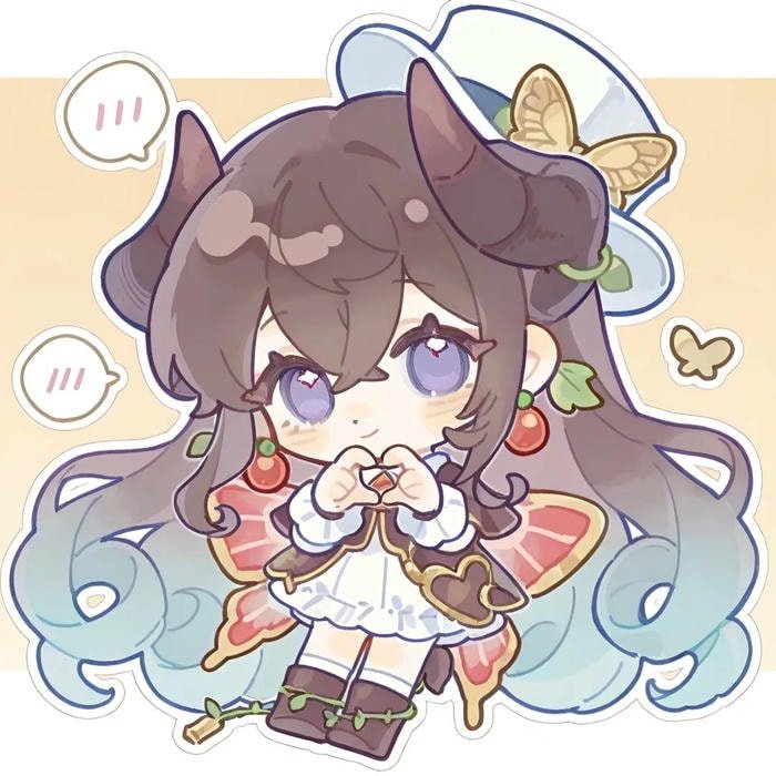 ảnh chibi nữ anime dễ thương cho điện thoại