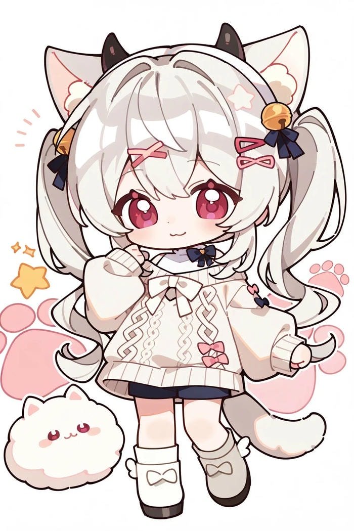 ảnh chibi nữ hoạt hình