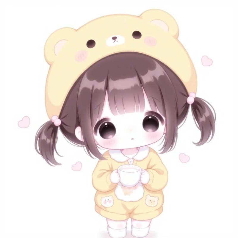 ảnh chibi trẻ em style dễ thương