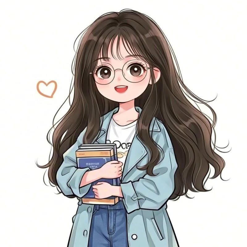 ảnh cô giáo chibi cho màu tô