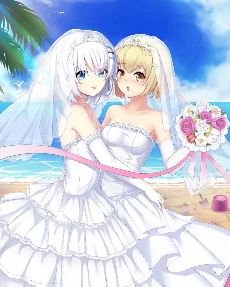 ảnh cưới anime ấm áp