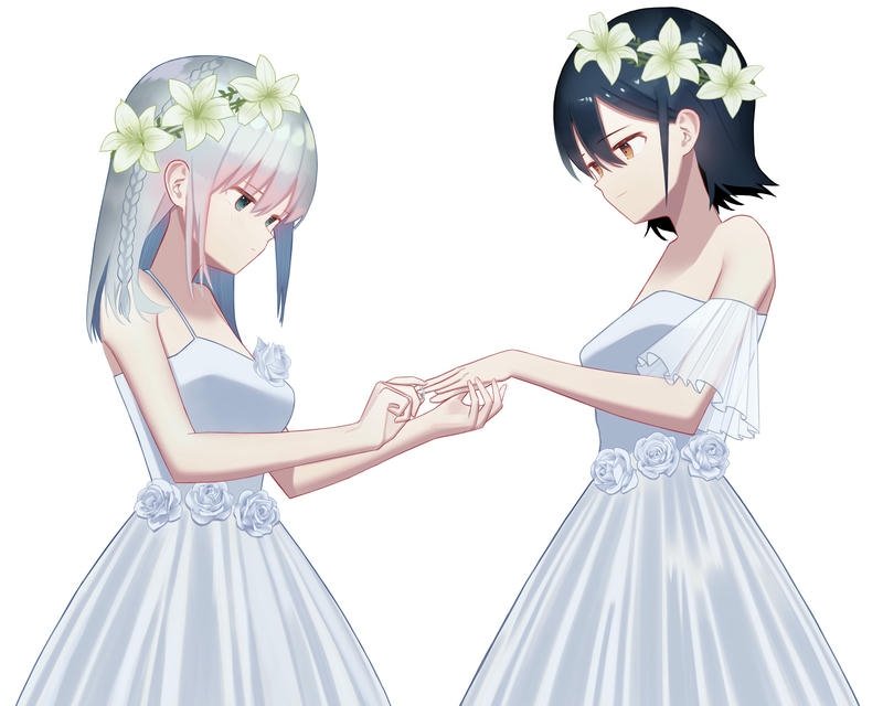 ảnh cưới anime ấn tượng