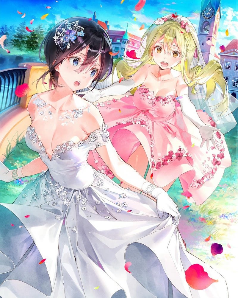 ảnh cưới anime cute