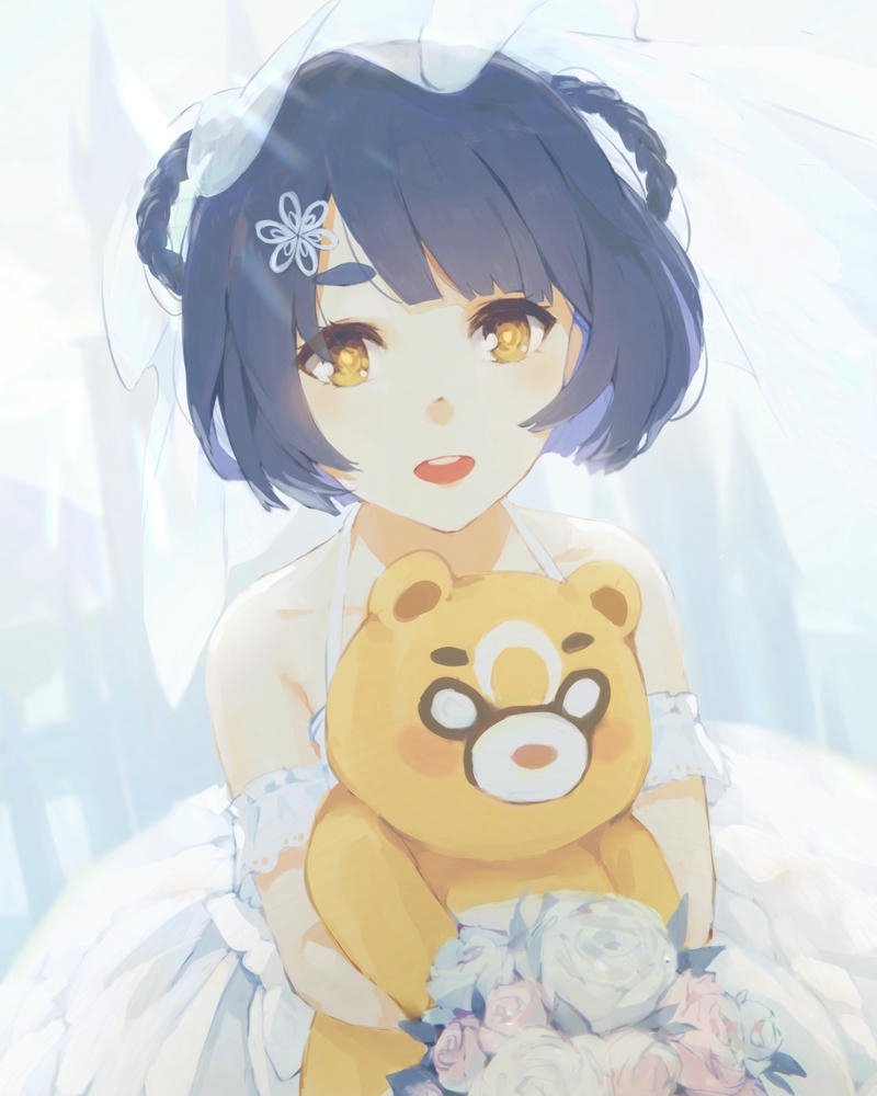 ảnh cưới anime dễ thương