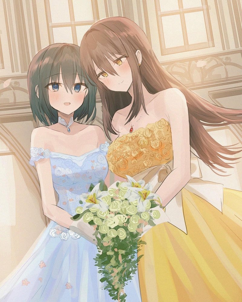 ảnh cưới anime dịu dàng