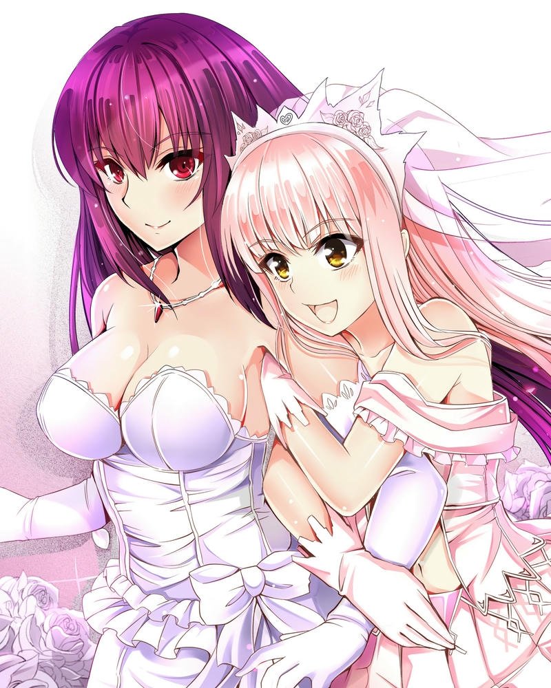 ảnh cưới anime ngoài trời