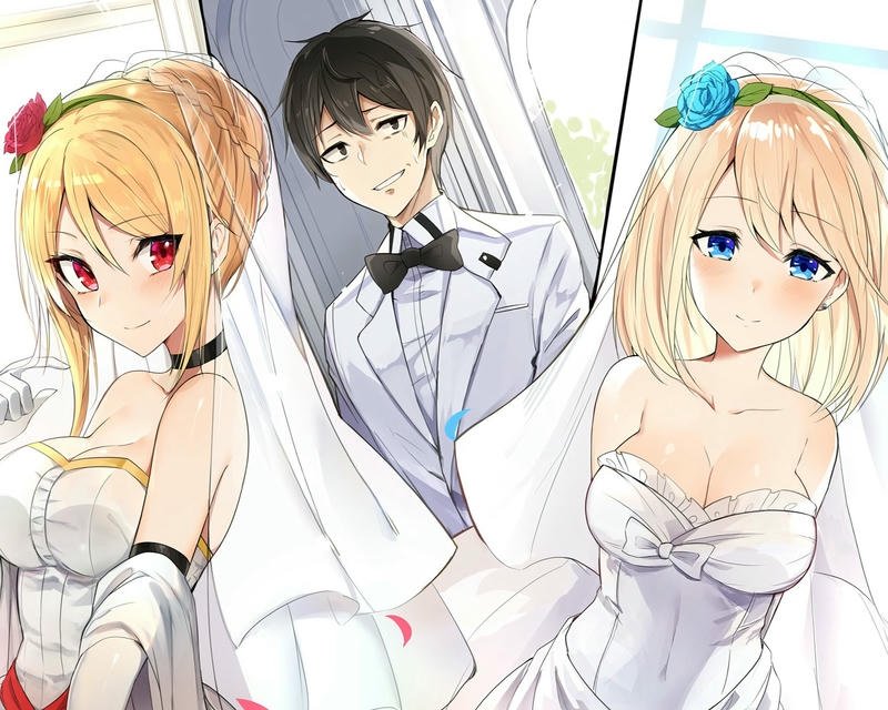 ảnh cưới anime nổi sắc