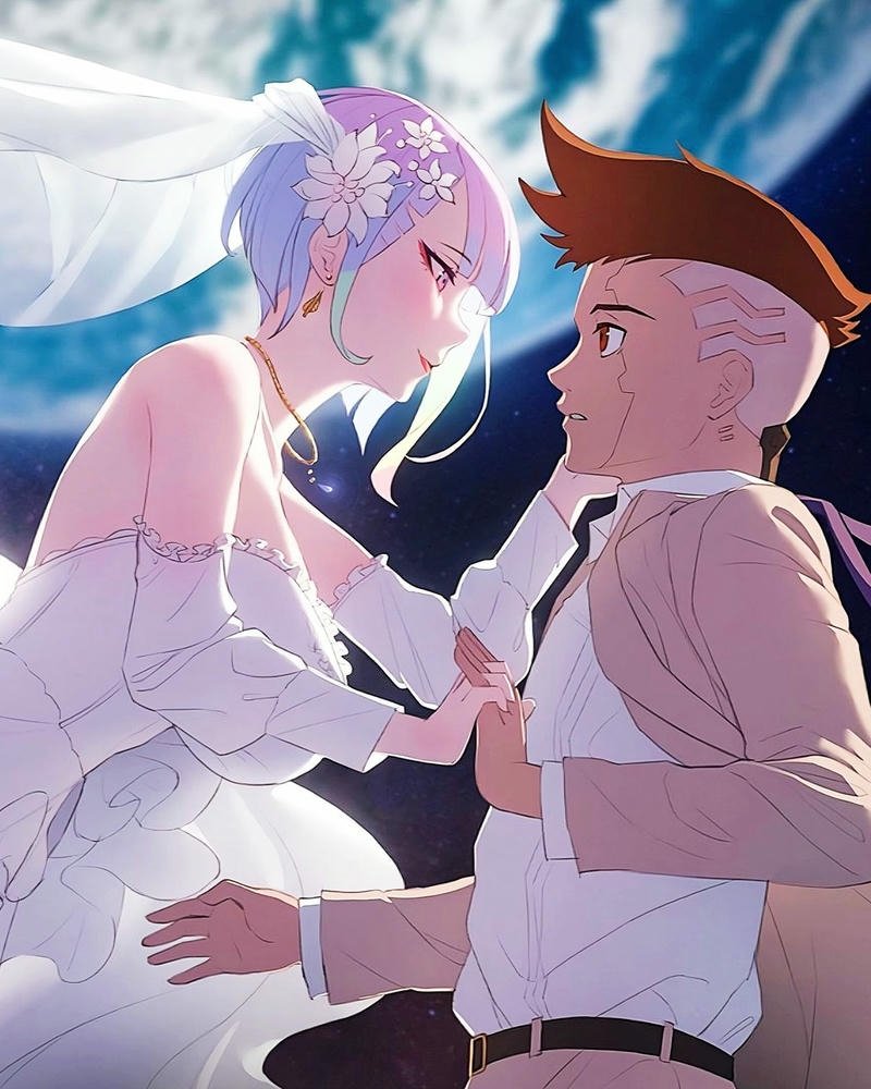 ảnh cưới anime rực rỡ