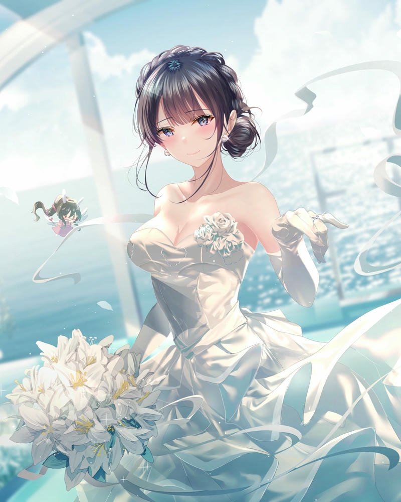 ảnh cưới anime tuyệt đẹp