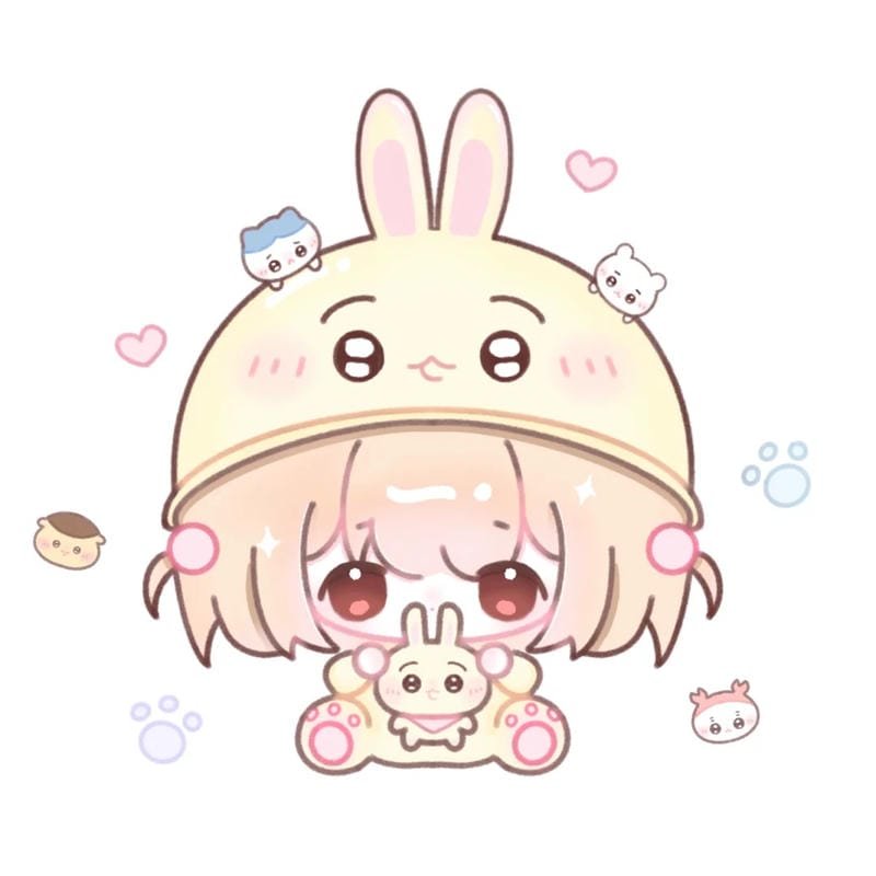 ảnh em bé chibi tóc ngắn