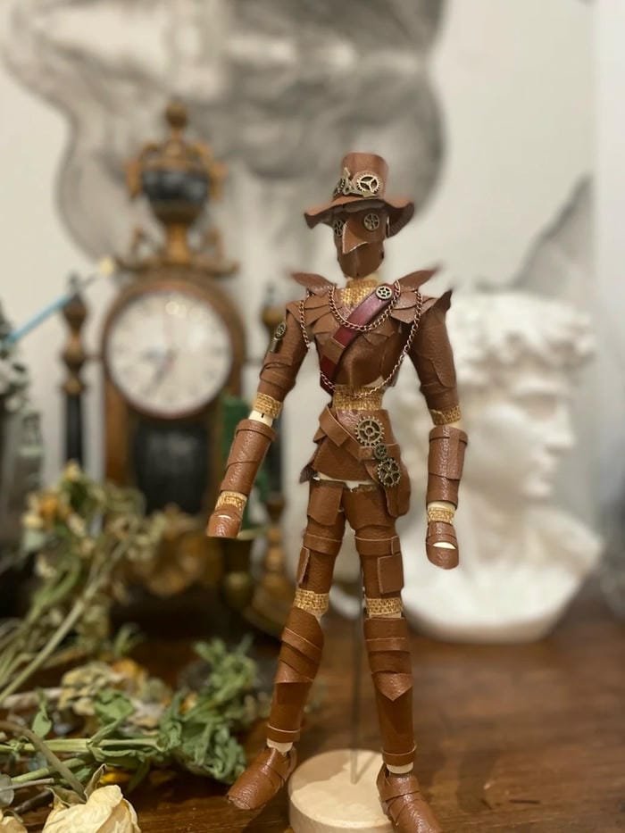ảnh figure gỗ handmade