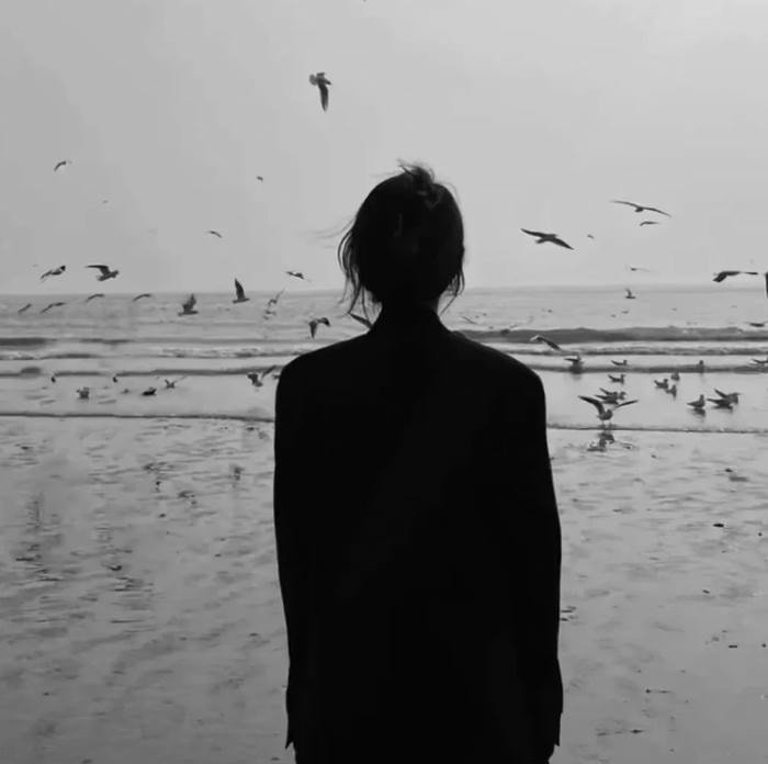 avatar đen trắng cute