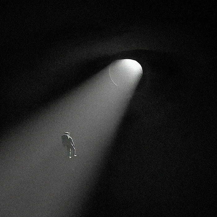 avatar đen trắng đầy cảm xúc