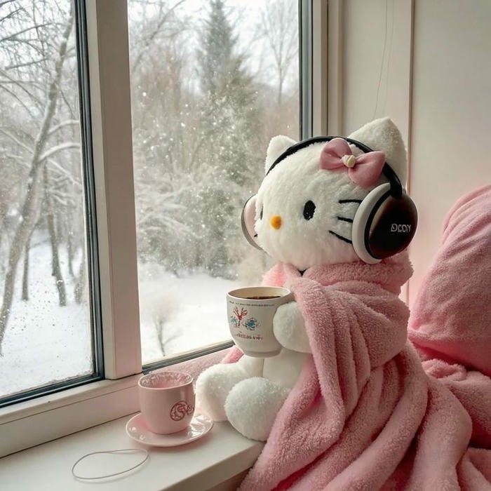 avatar hello kitty cute phong cách đáng yêu