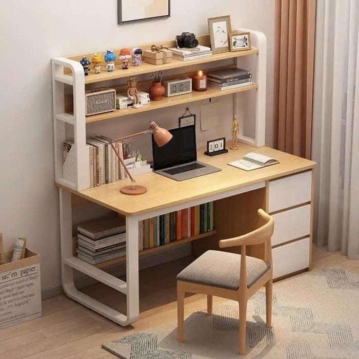 Tuyển chọn 123+ hình ảnh bàn học bằng gỗ đẹp đốn tim mọi nhà bàn học bố trí gọn gàng