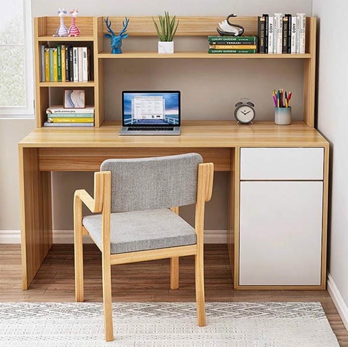 Tuyển chọn 123+ hình ảnh bàn học bằng gỗ đẹp đốn tim mọi nhà bàn học phong cách Bắc Âu