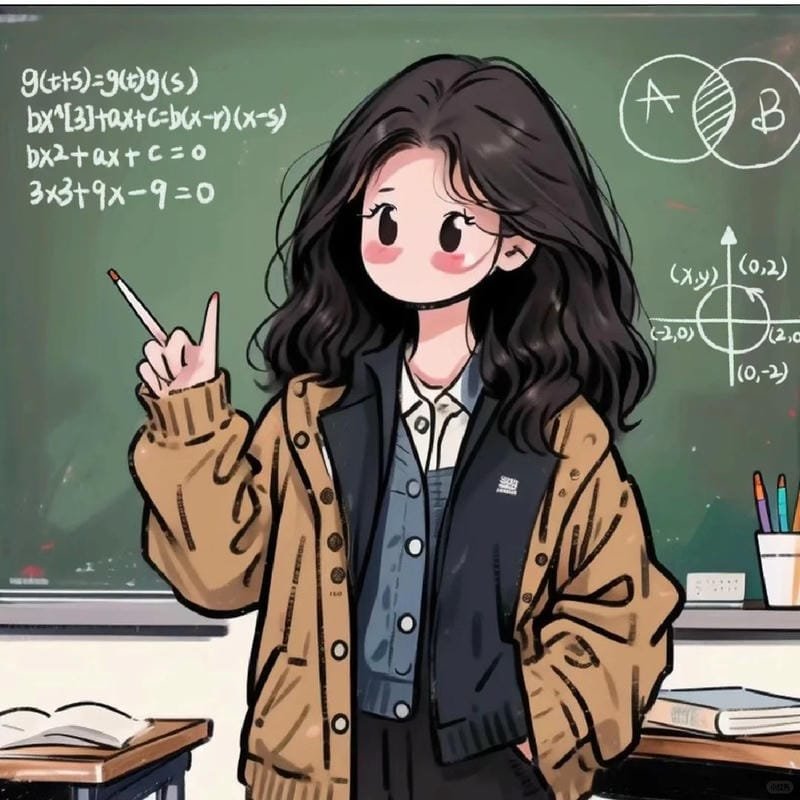 chibi cô giáo cute