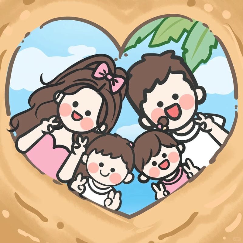 chibi family cho poster