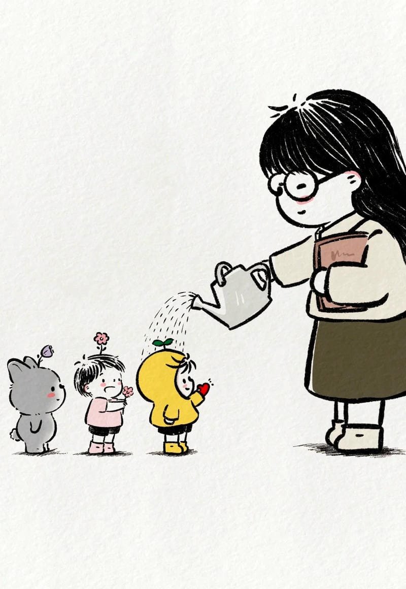 chibi giáo viên chủ nhiệm