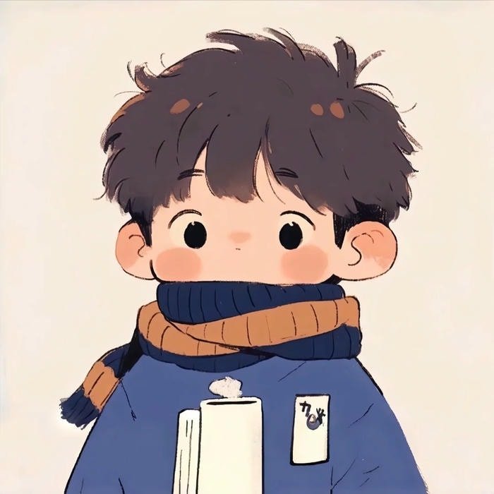 chibi nam tóc trắng cool