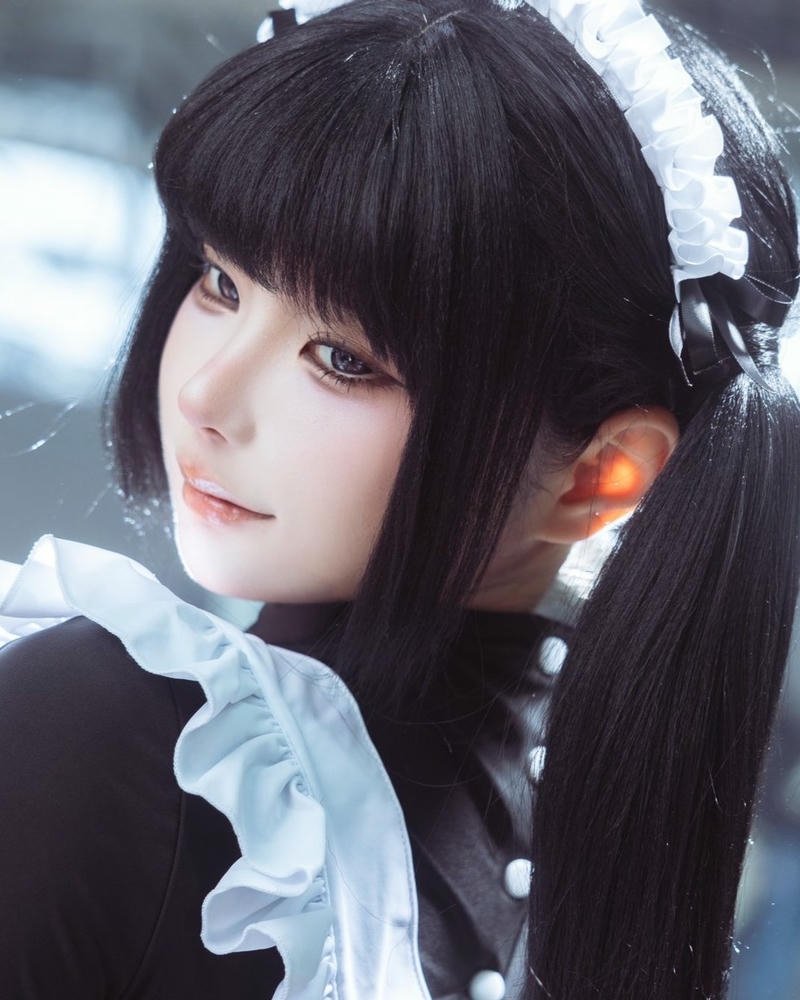 cosplay hầu gái cuốn hút