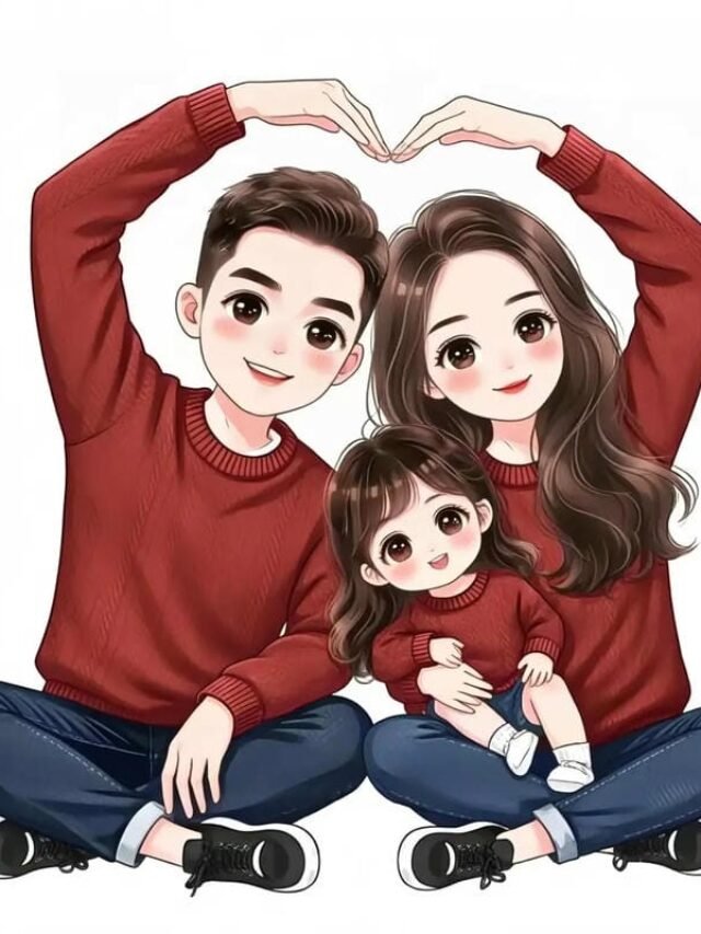 TOP 178+ ảnh gia đình chibi hạnh phúc, ấm áp & ý nghĩa