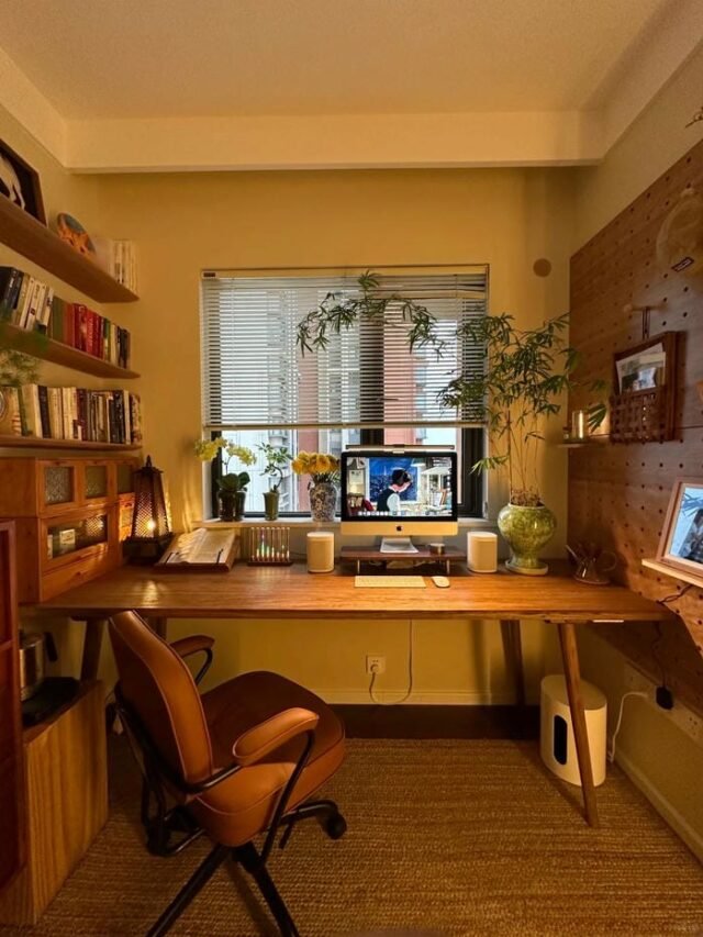 Tuyển chọn 123+ hình ảnh bàn học bằng gỗ đẹp đốn tim mọi nhà