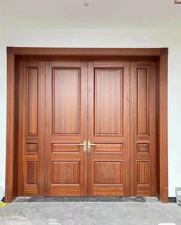 TOP 172+ ảnh cửa gỗ đẹp độc đáo tạo điểm nhấn cho ngôi nhà cửa gỗ dùng cho phòng khách