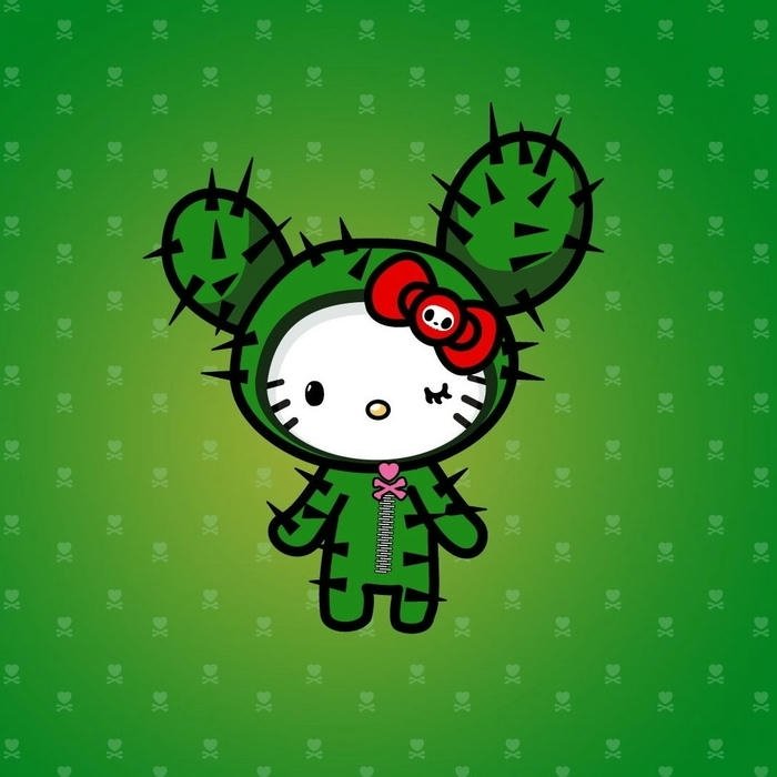 hello kitty avatar ảnh cute phong cách pastel