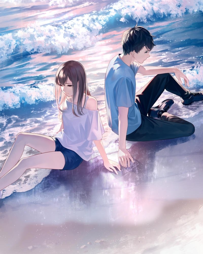 hình ảnh anime cặp đôi cute