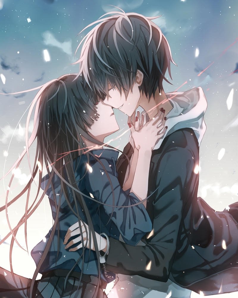 hình ảnh anime cặp đôi lãng mạn