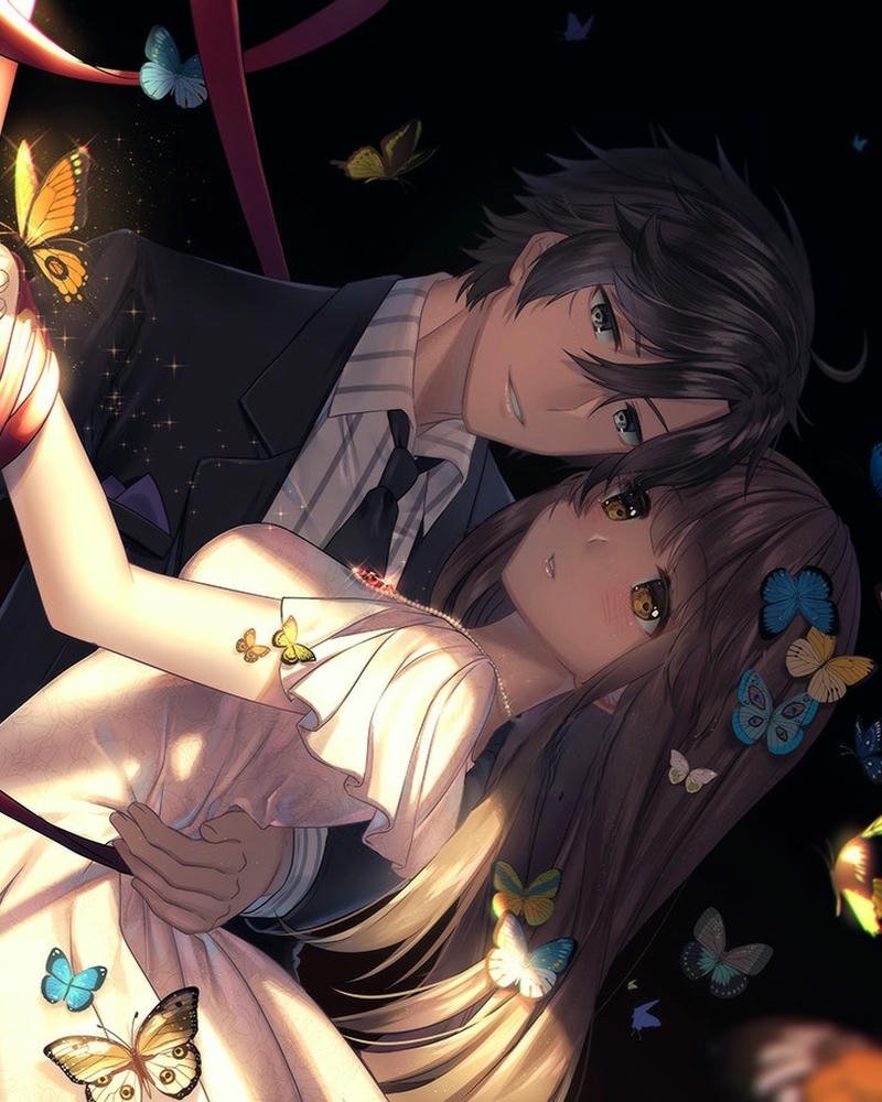 hình ảnh anime cặp đôi xinh