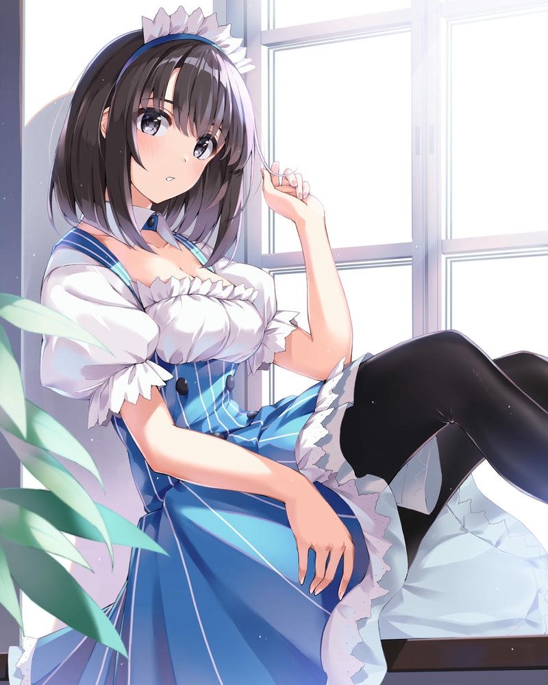 hình ảnh anime hầu gái tinh tế