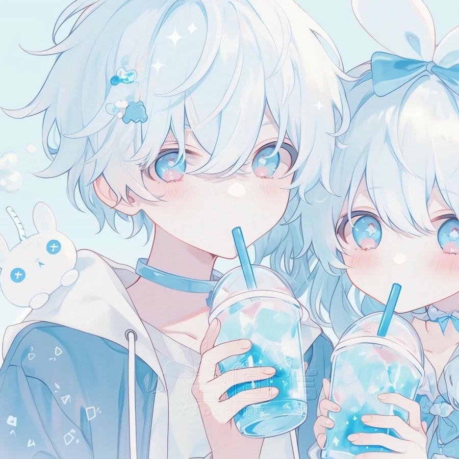 hình ảnh avatar đôi anime đáng yêu (2)