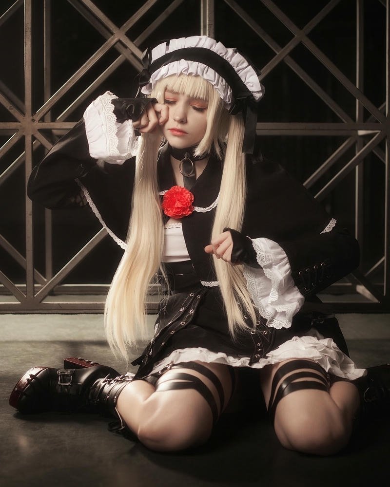 hình ảnh cosplay hầu gái lung linh